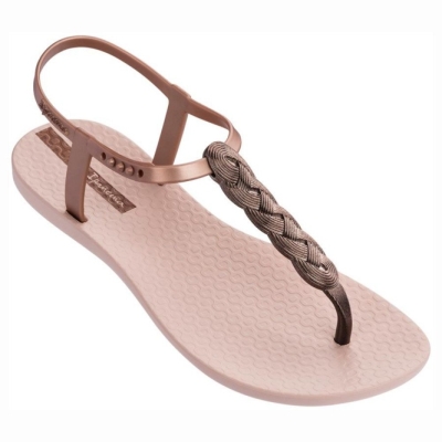 Rose Ipanema Braid Women's Sandals | CA-571629Y