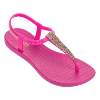 Rose Ipanema Charm Glitter Kids' Sandals | CA-196024Z