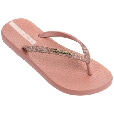 Rose Ipanema Glitter II Women's Flip Flops | CA-950643O