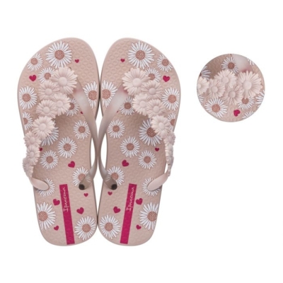 Rose Ipanema Lolita Floral Women's Flip Flops | CA-206489Z