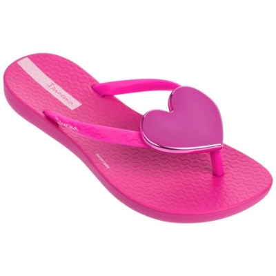 Rose Ipanema Maxi Heart Kids' Flip Flops | CA-239817Z