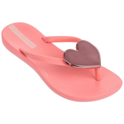 Rose Ipanema Maxi Heart Kids' Flip Flops | CA-275810U