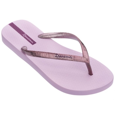 Violet Ipanema Glam Shimmer Women's Flip Flops | CA-301642Z