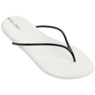 White Black Ipanema Philippe Starck Thing M II Women's Flip Flops | CA-256789I