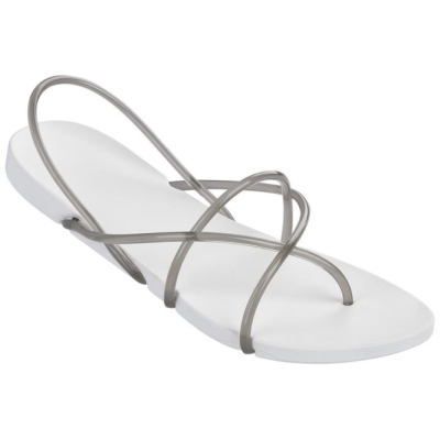 White Grey Ipanema Philippe Starck Thing G Women's Sandals | CA-189203E