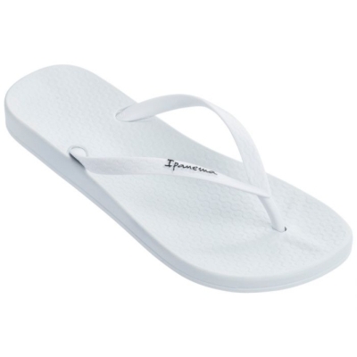 White Ipanema Anatomic Colors Women's Flip Flops | CA-427681D