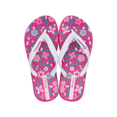 White Ipanema Classic Kids' Flip Flops | CA-320846E