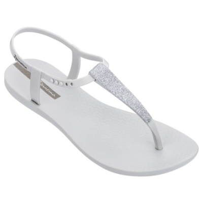 White Ipanema Pop Glitter Women's Sandals | CA-345179K