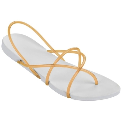 White Orange Ipanema Philippe Starck Thing G Women's Sandals | CA-726408C