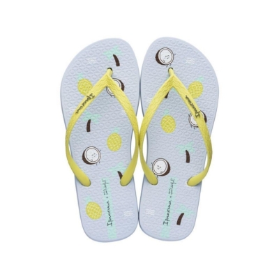 White Yellow Ipanema Mr. Wonderful II Women's Flip Flops | CA-203817Y