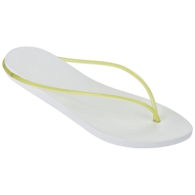 White Yellow Ipanema Philippe Starck Thing M Women's Flip Flops | CA-290635C