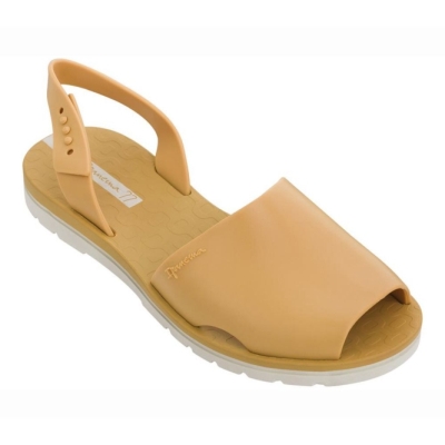 Yellow Ivory Ipanema Barcelona Women's Sandals | CA-204961E