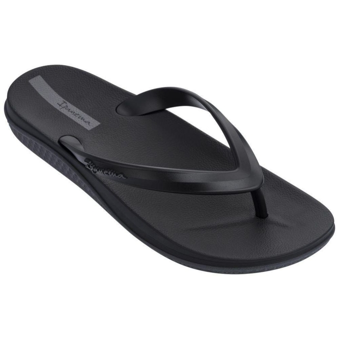 Black Ipanema Anatomic Lapa Ad Men\'s Flip Flops | CA-659380U