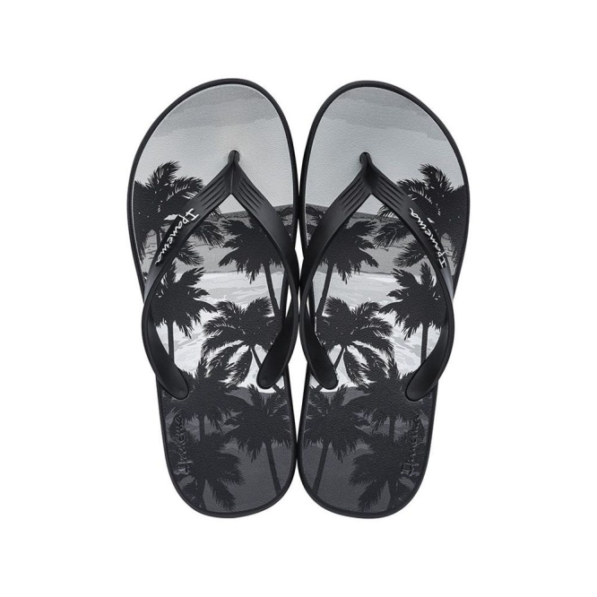 Black Ipanema Posto 10 Temas Men\'s Flip Flops | CA-948351H