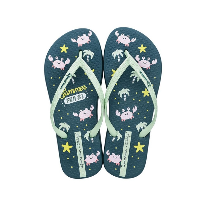 Blue Green Ipanema Mr. Wonderful II Women\'s Flip Flops | CA-237685G