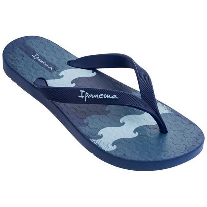 Blue Ipanema Arpo Wave Men\'s Flip Flops | CA-019783W