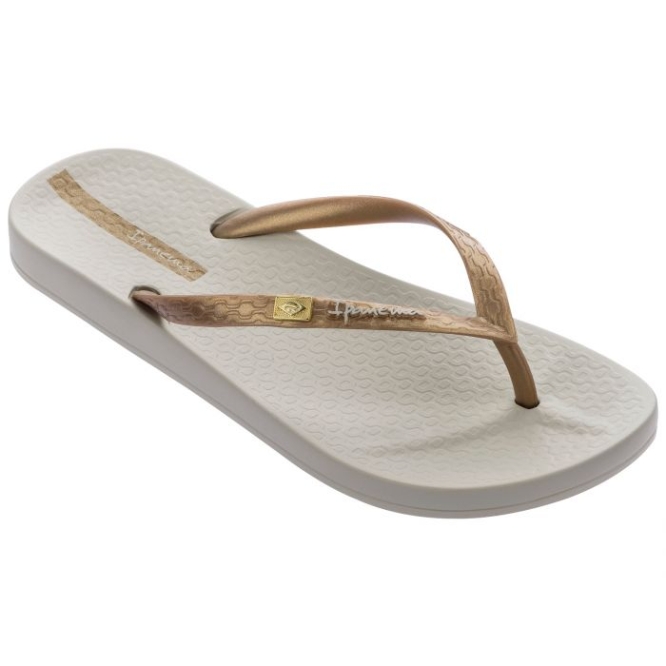 Gold Ipanema Anatomic Brazil Women\'s Flip Flops | CA-926318O