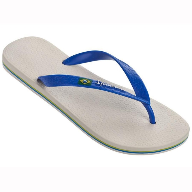 Ivory Blue Ipanema Classic Brazil II Men\'s Flip Flops | CA-534687V