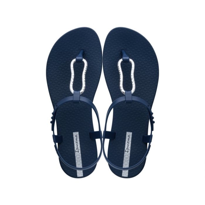 Navy Ipanema Class Mood Women\'s Sandals | CA-103645Y