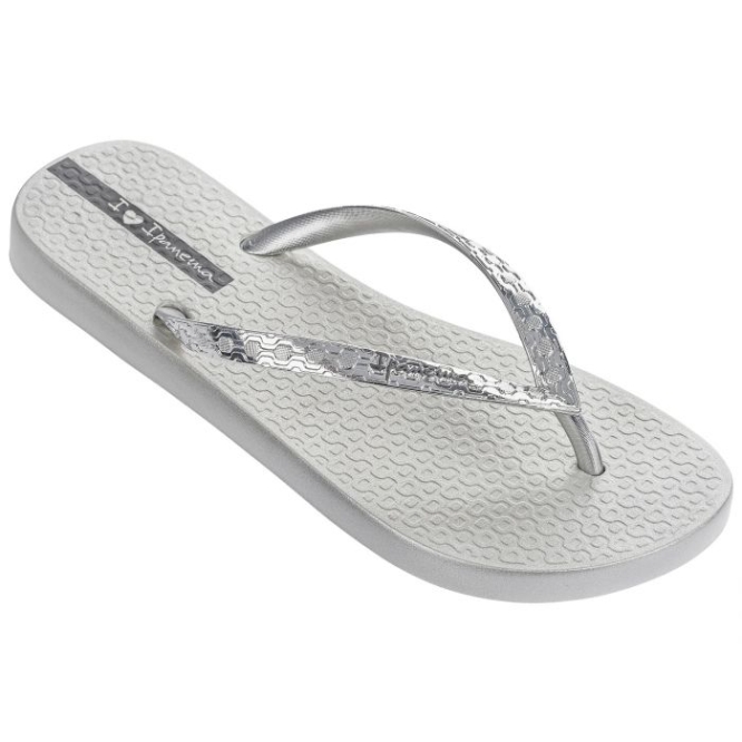 Silver Ipanema Glam Women\'s Flip Flops | CA-542076P