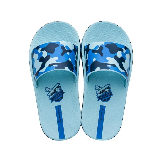 Turquoise Blue Ipanema Slippy Kids\' Sandals | CA-419806O