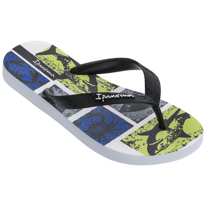 White Black Ipanema Temas XIII Kids\' Flip Flops | CA-750631X