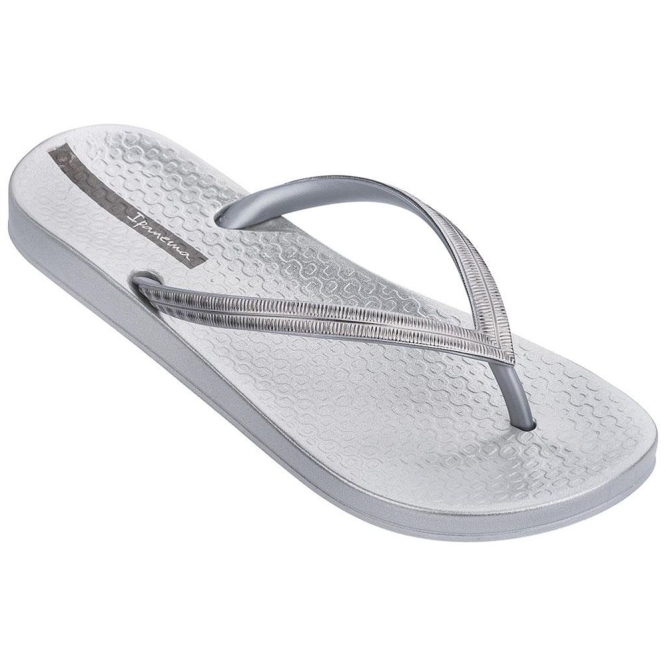 White Silver Ipanema Mesh IV Women\'s Flip Flops | CA-426905K