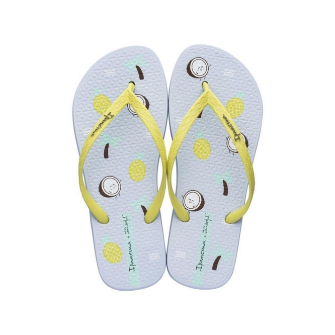 White Yellow Ipanema Mr. Wonderful II Women\'s Flip Flops | CA-203817Y